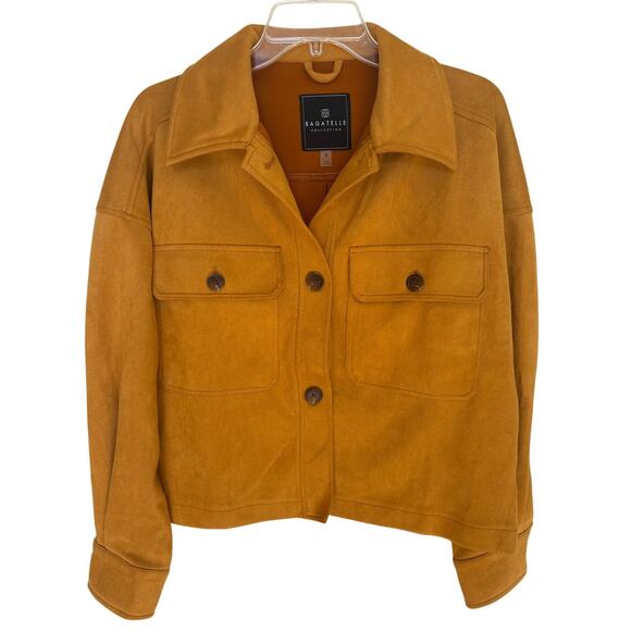 Bagatelle Suede Jacket Small - Picture 1 of 4